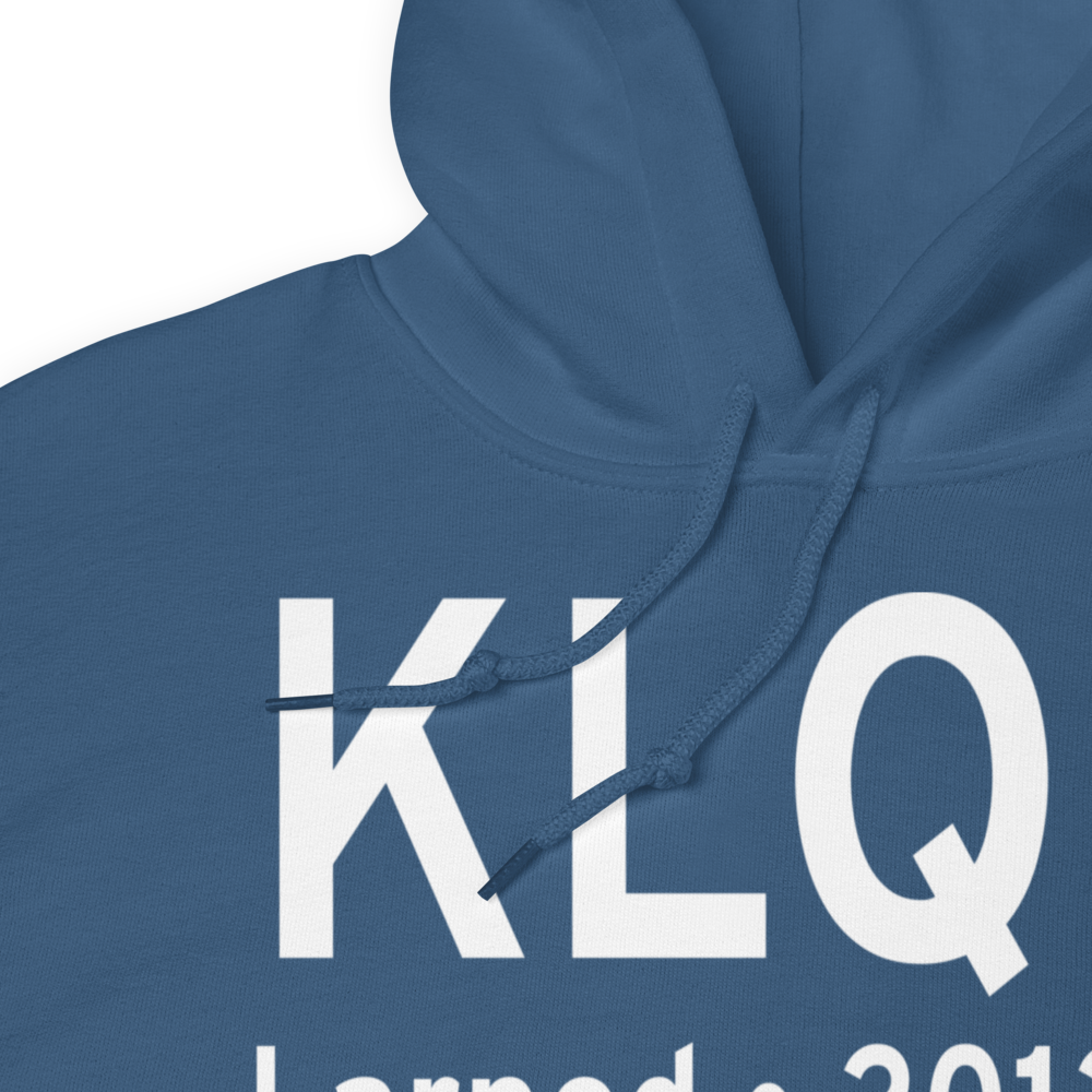 Larned Pawnee County Airport (KLQR) ICAO Hoodie Sweatshirt 