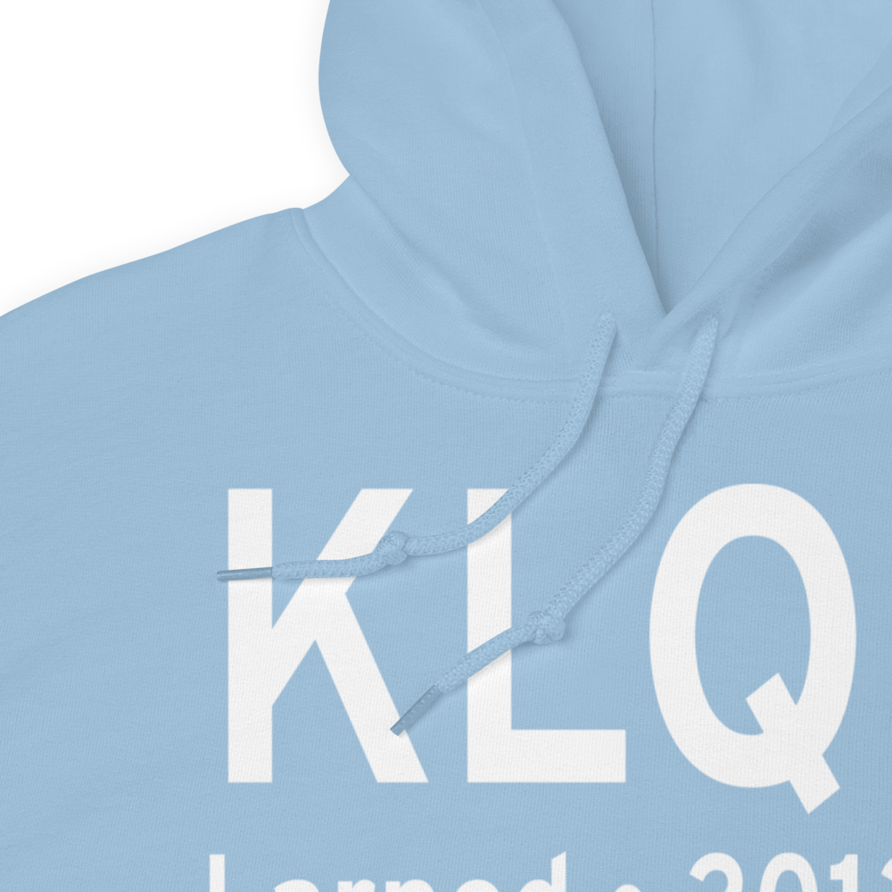 Larned Pawnee County Airport (KLQR) ICAO Hoodie Sweatshirt 