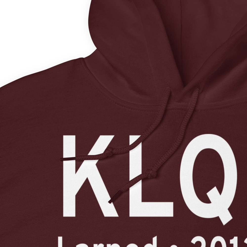 Larned Pawnee County Airport (KLQR) ICAO Hoodie Sweatshirt 