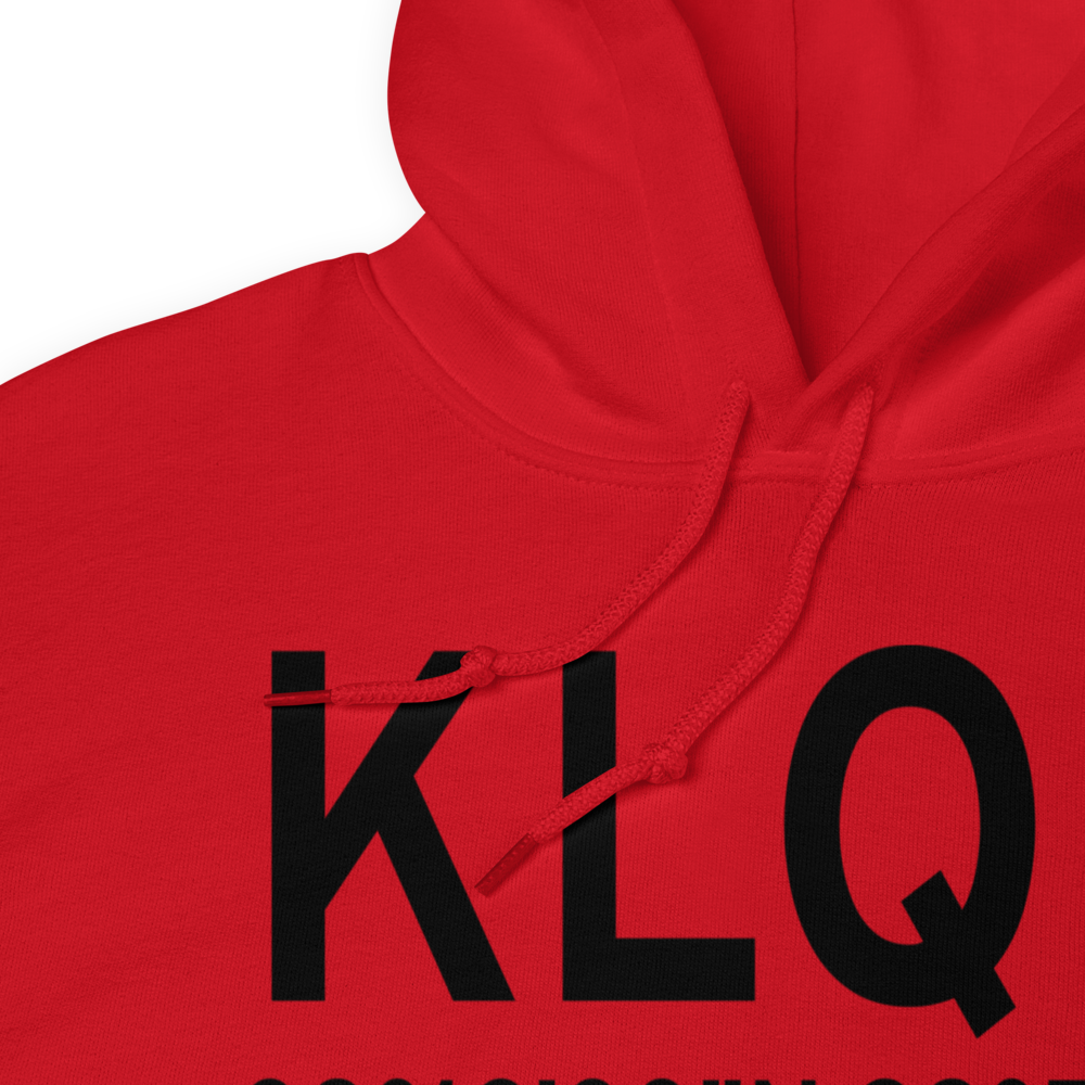 Larned Pawnee County Airport (KLQR) ICAO Hoodie Sweatshirt 
