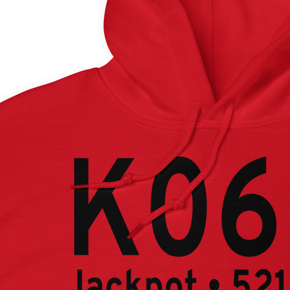 Jackpot Airport/Hayden Field (K06U) ICAO Hoodie Sweatshirt 