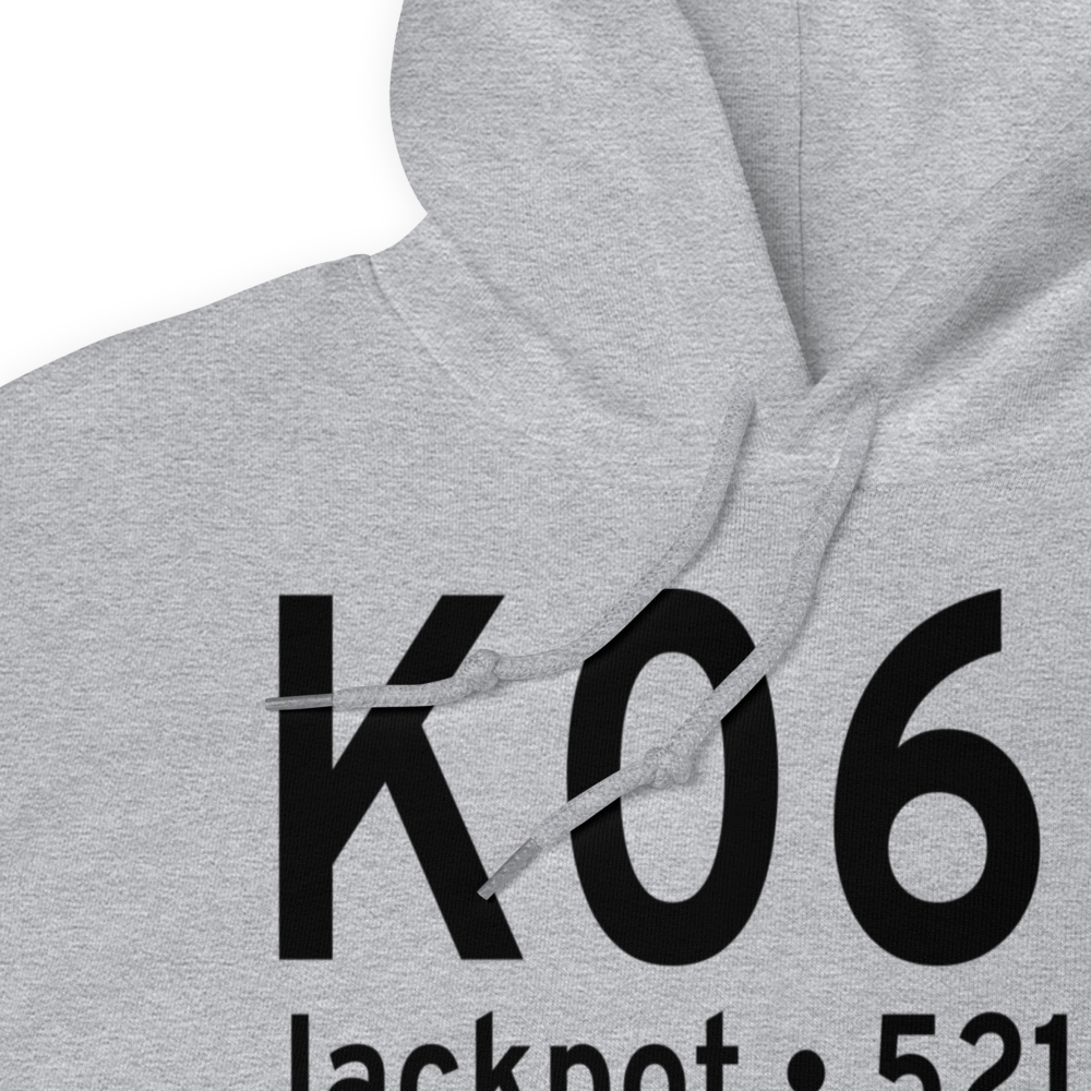 Jackpot Airport/Hayden Field (K06U) ICAO Hoodie Sweatshirt 