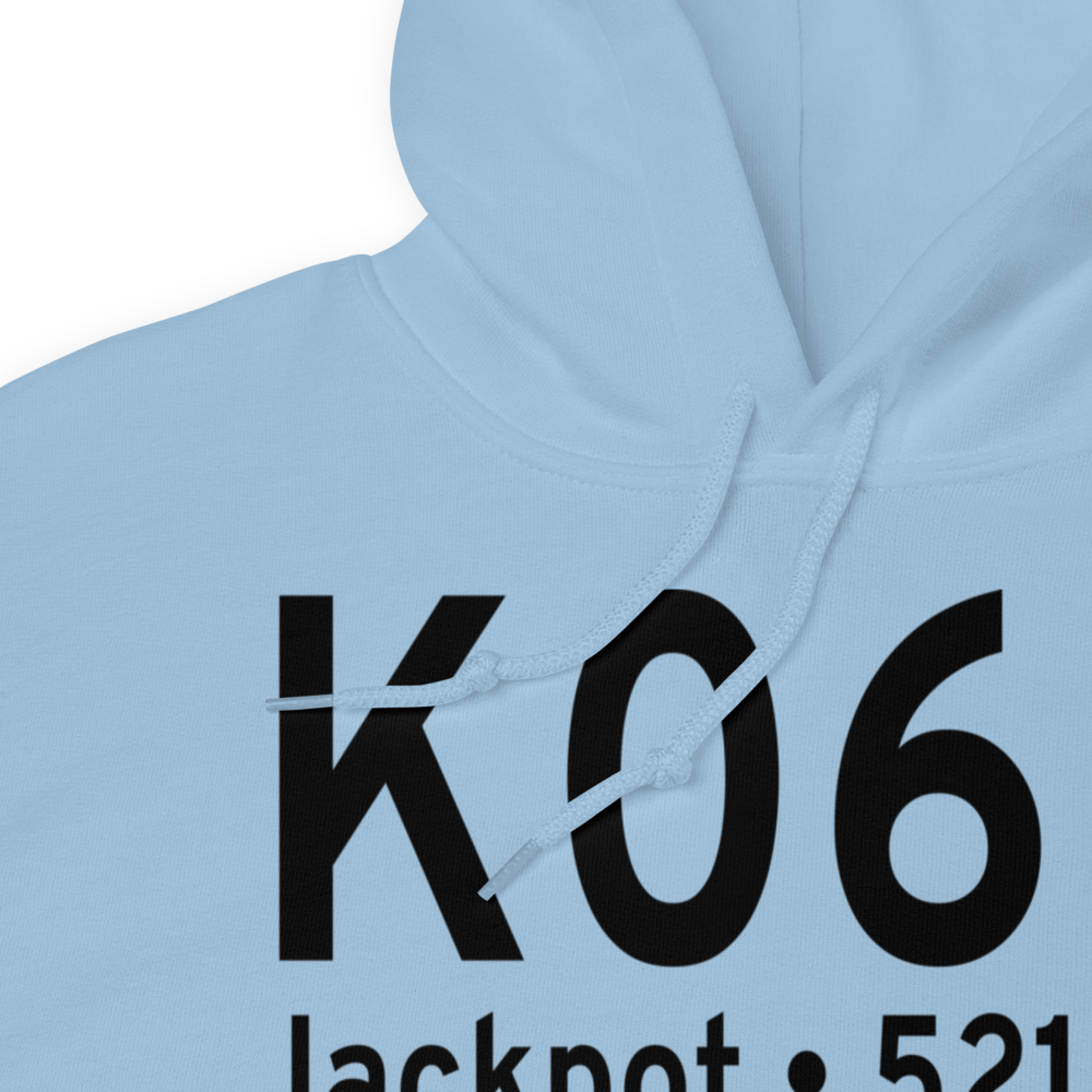 Jackpot Airport/Hayden Field (K06U) ICAO Hoodie Sweatshirt 