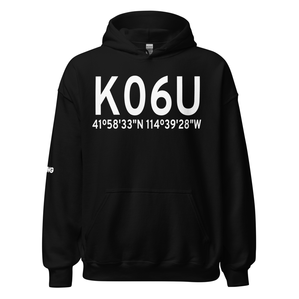 Jackpot Airport/Hayden Field (K06U) ICAO Hoodie Sweatshirt 