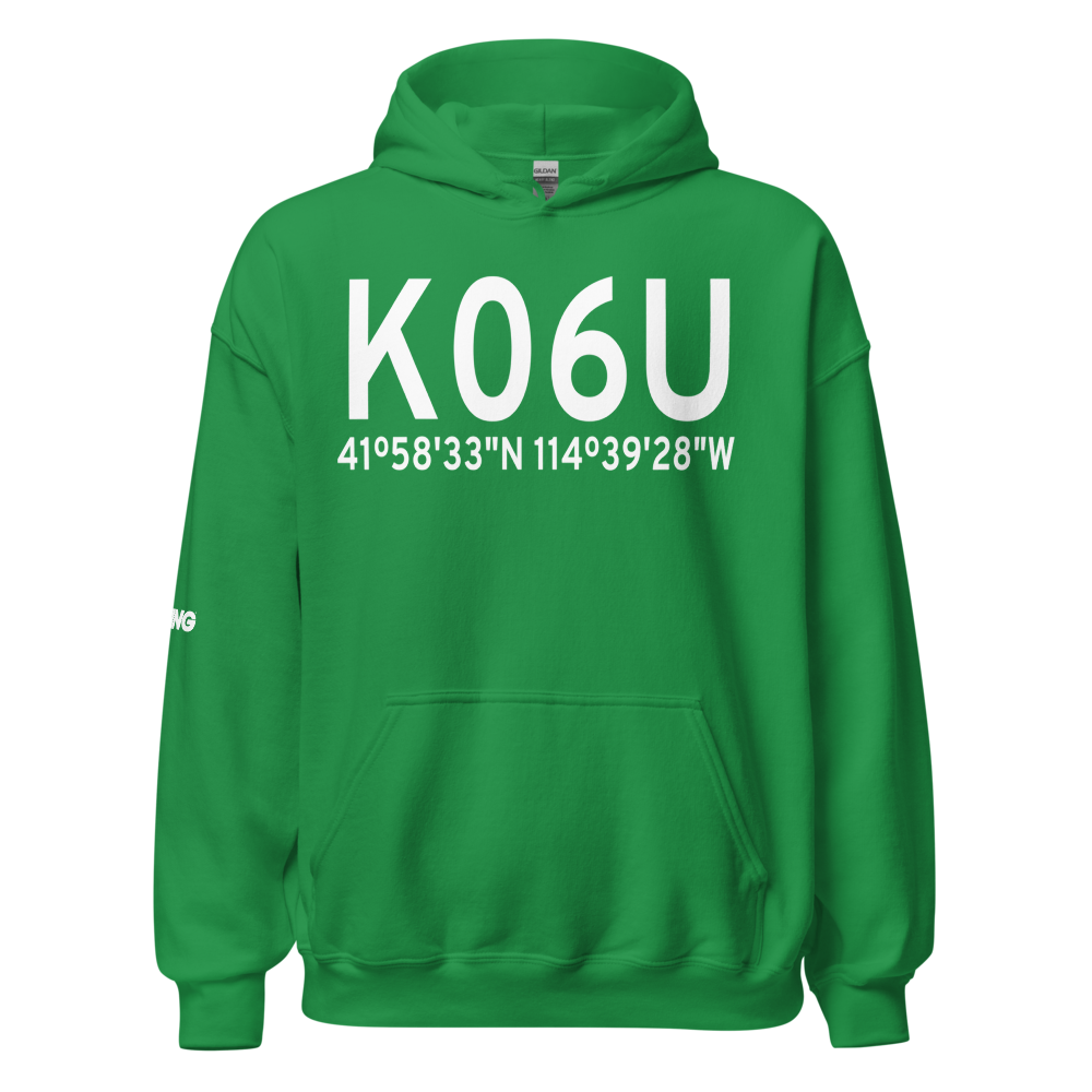 Jackpot Airport/Hayden Field (K06U) ICAO Hoodie Sweatshirt 