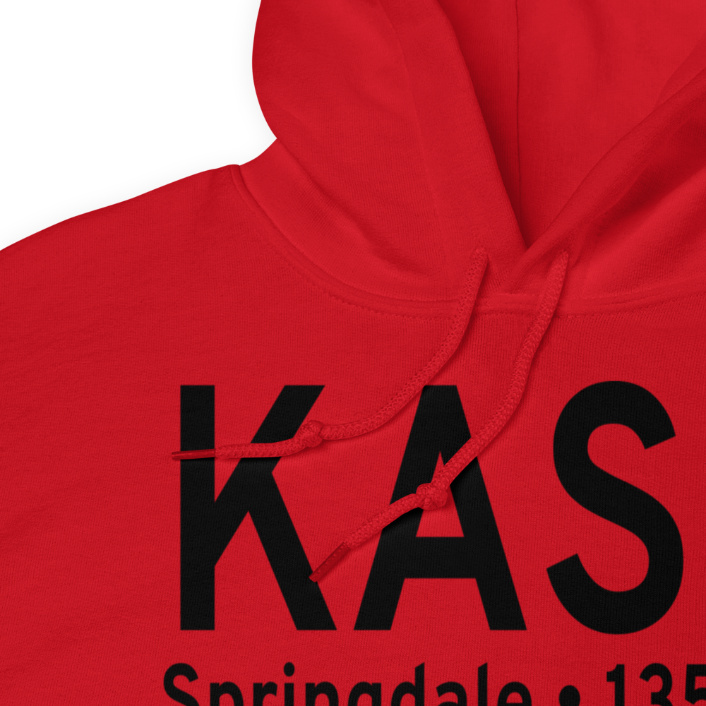 Springdale Municipal Airport (KASG) ICAO Hoodie Sweatshirt 