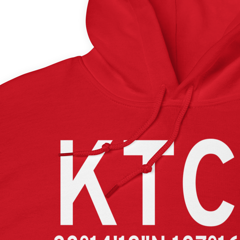 Truth Or Consequences Municipal Airport (KTCS) ICAO Hoodie Sweatshirt 