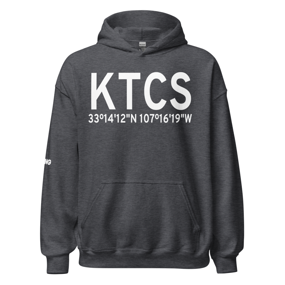 Truth Or Consequences Municipal Airport (KTCS) ICAO Hoodie Sweatshirt 