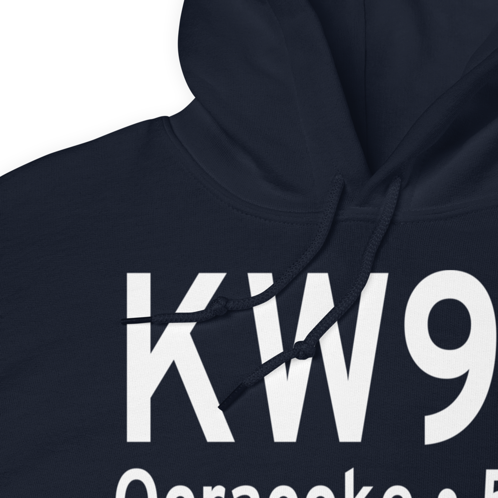 Ocracoke Island Airport (KW95) ICAO Hoodie Sweatshirt 