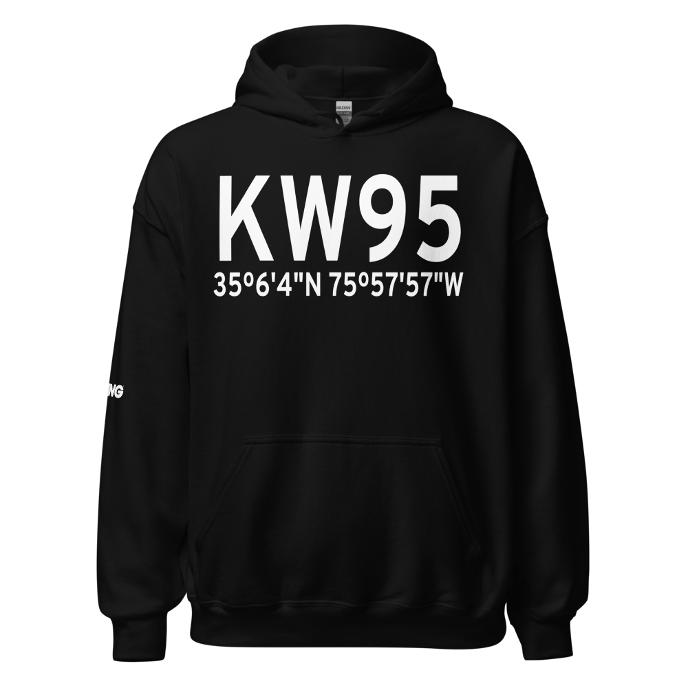 Ocracoke Island Airport (KW95) ICAO Hoodie Sweatshirt 