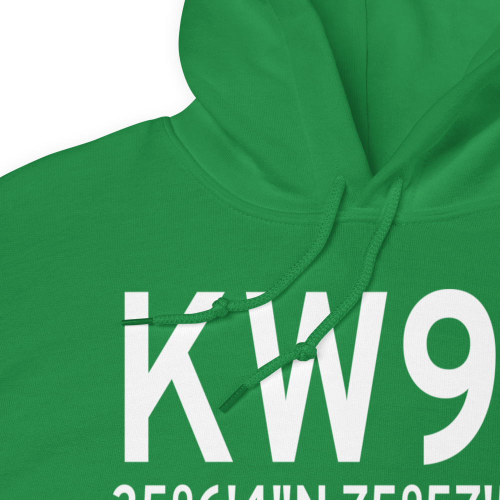 Ocracoke Island Airport (KW95) ICAO Hoodie Sweatshirt 