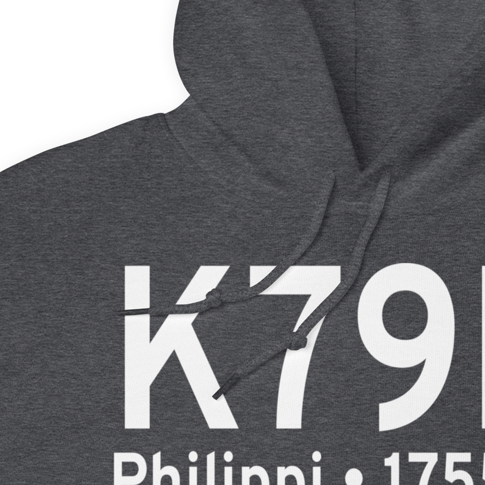 Philippi Barbour County Regional Airport (K79D) ICAO Hoodie Sweatshirt 