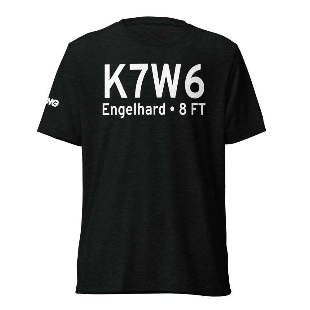 Hyde County Airport (K7W6) ICAO Tri-blend T-Shirt 
