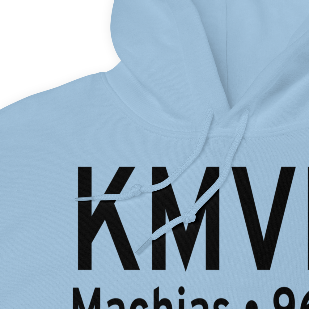 Machias Valley Airport (KMVM) ICAO Hoodie Sweatshirt 