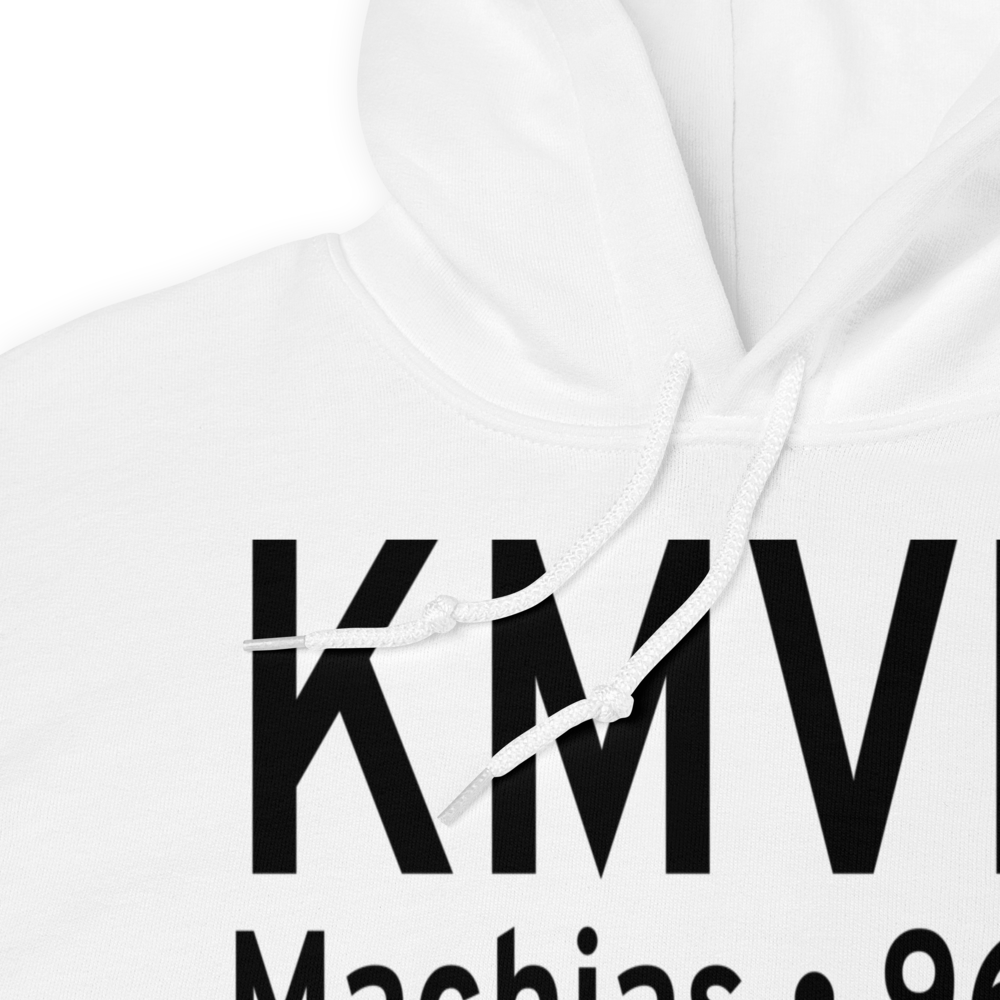 Machias Valley Airport (KMVM) ICAO Hoodie Sweatshirt 