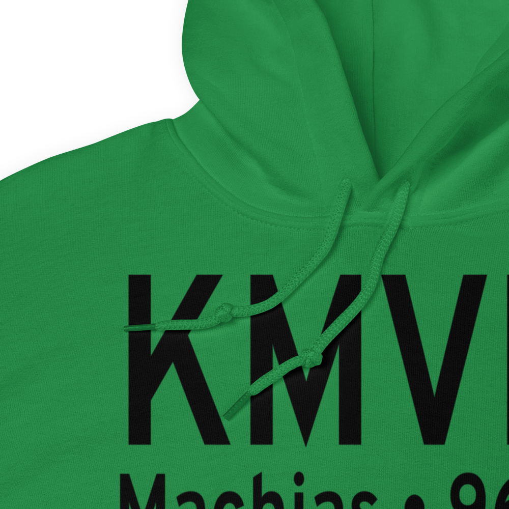 Machias Valley Airport (KMVM) ICAO Hoodie Sweatshirt 