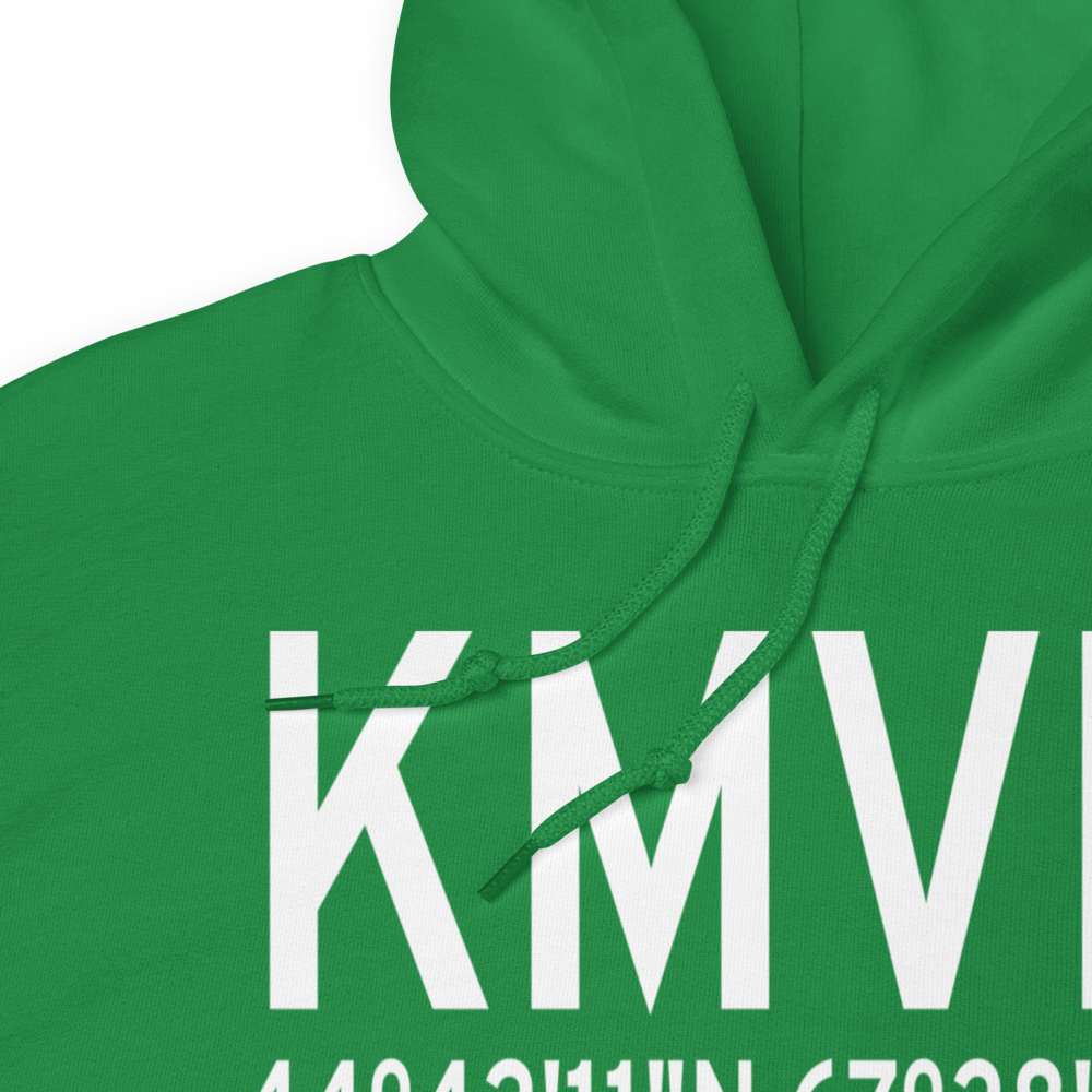 Machias Valley Airport (KMVM) ICAO Hoodie Sweatshirt 