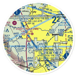 Westheimer Air Park (O07) VFR Sectional Sticker (20 mile)