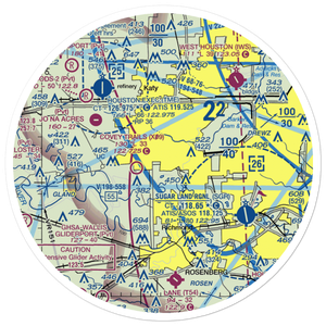 Westheimer Air Park (O07) VFR Sectional Sticker (30 mile)