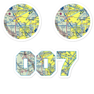 Westheimer Air Park (O07) VFR Sectional Sticker Pack