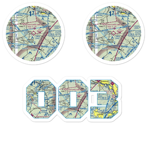 Morgantown Airport (O03) VFR Sectional Sticker Pack