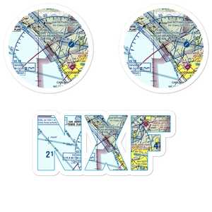 MCOLF Camp Pendleton (Red Beach) Airport (NXF) VFR Sectional Sticker Pack