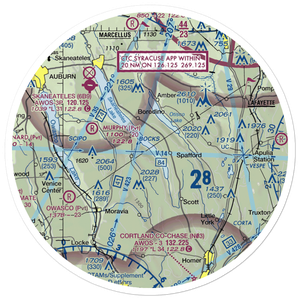 Maus Marineland Seaplane Base (NK0) VFR Sectional Sticker (30 mile)