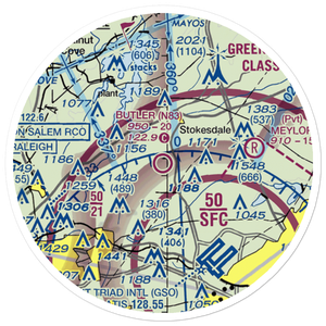 Ds Butler Farm and Airfield (N83) VFR Sectional Sticker (20 mile)