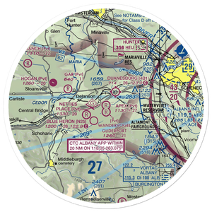 Knox Airport (N65) VFR Sectional Sticker (30 mile)