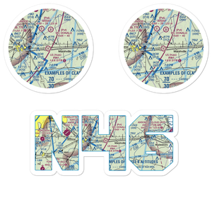 U S Heliport (N46) VFR Sectional Sticker Pack