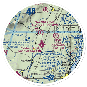 Kobelt Airport (N45) VFR Sectional Sticker (20 mile)