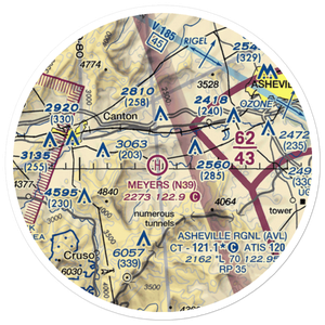 Meyers Heliport (N39) VFR Sectional Sticker (20 mile)