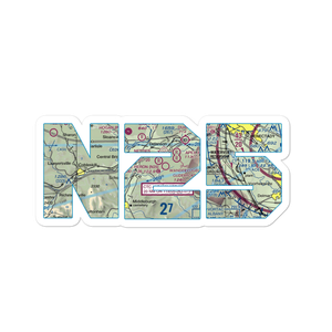 Blue Heron Airport (N25) VFR Sectional Sticker