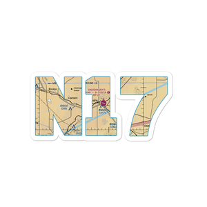 Vaughn Municipal Airport (N17) VFR Sectional Sticker