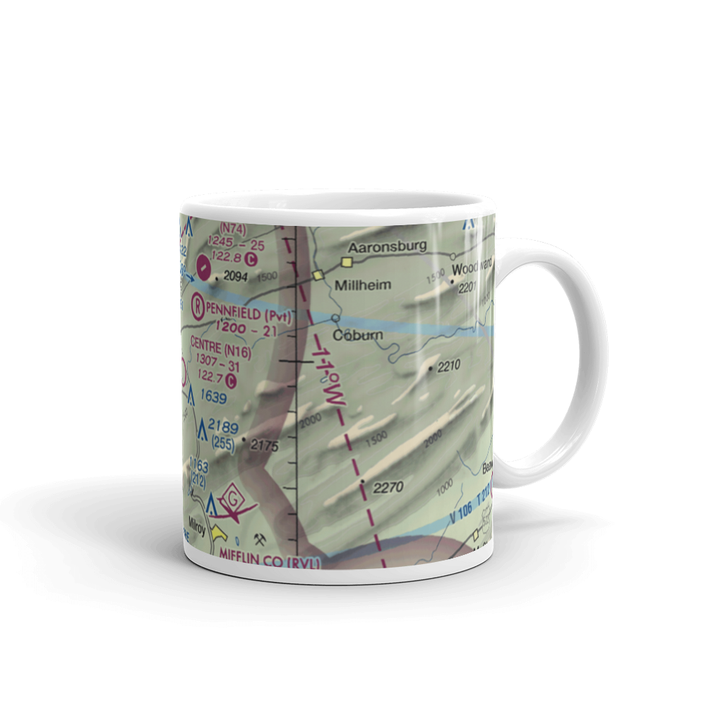 Centre Airpark (N16) VFR Sectional  Mug 