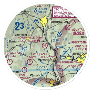 Northfield Heliport (N09) VFR Sectional Sticker (20 mile)