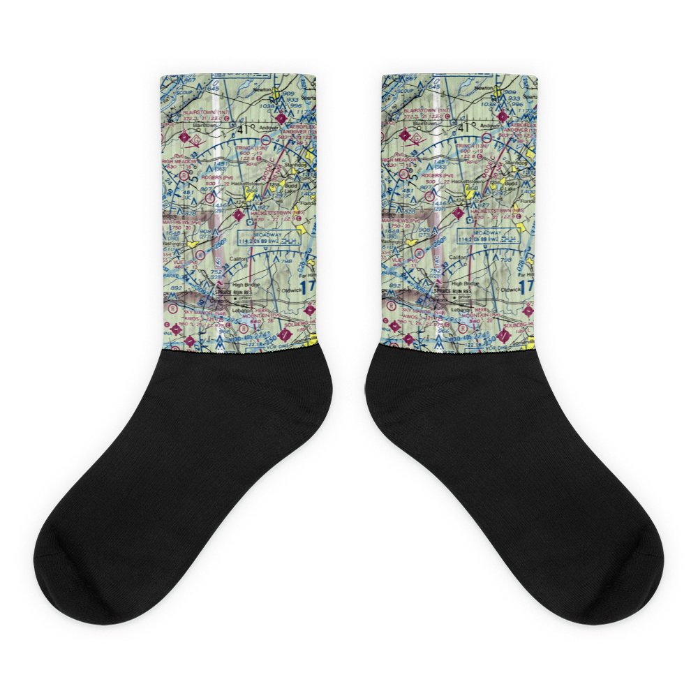 Hackettstown Airport (N05) VFR Sectional Socks 