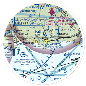 Griswold Airport (N04) VFR Sectional Sticker (20 mile)