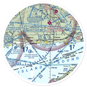 Griswold Airport (N04) VFR Sectional Sticker (30 mile)