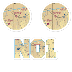 Mosquero Emergency Services Heliport (N01) VFR Sectional Sticker Pack