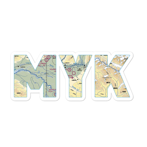 May Creek Airport (MYK) VFR Sectional Sticker
