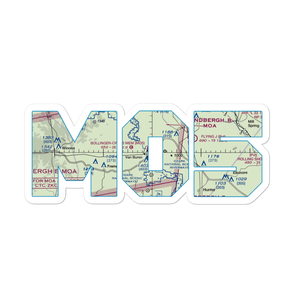 Bollinger-Crass Memorial Airport (MO5) VFR Sectional Sticker