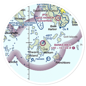 Banks Airport (ME5) VFR Sectional Sticker (20 mile)