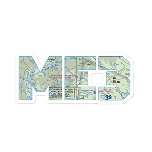 Bradford Camps Seaplane Base (ME3) VFR Sectional Sticker