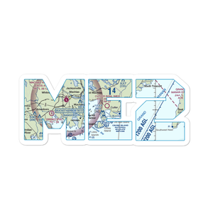 Cutler Regional Airport (ME2) VFR Sectional Sticker