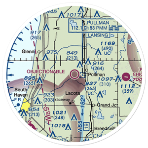 Walle Field (M86) VFR Sectional Sticker (20 mile)
