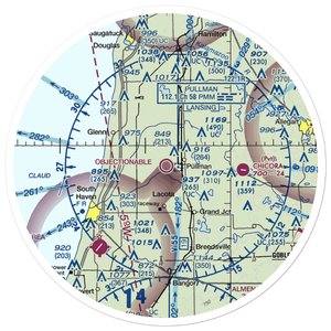 Walle Field (M86) VFR Sectional Sticker (30 mile)