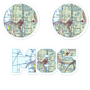 Walle Field (M86) VFR Sectional Sticker Pack