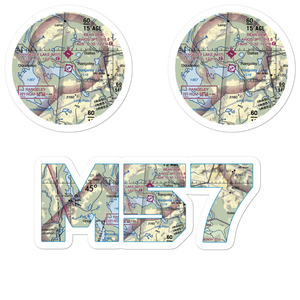 Rangeley Lake Seaplane Base (M57) VFR Sectional Sticker Pack