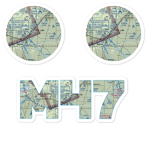 Fife Lake Seaplane Base (M47) VFR Sectional Sticker Pack